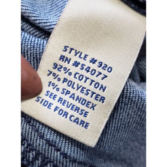 Cabi Jeans Style #920 Blue Distressed Skinny Stretch Denim Pants Size 10 - Picture 7 of 11